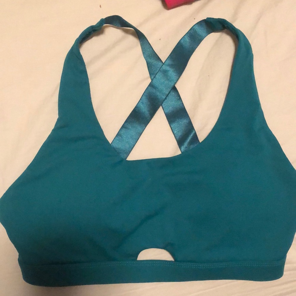 Teal Fabletics Bra
